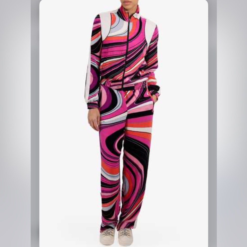 Emilio Pucci velour bomber jacket
